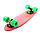Скейтборд классика "Цветочный камуфляж" (Пенни борд ) 22,5" (деревянная дека / зеленые колеса /, фото 2