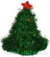 Карнавальная шапка "Новогодняя елка" (зеленая)