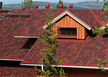 Гибкая битумная черепица RoofShield (красный)