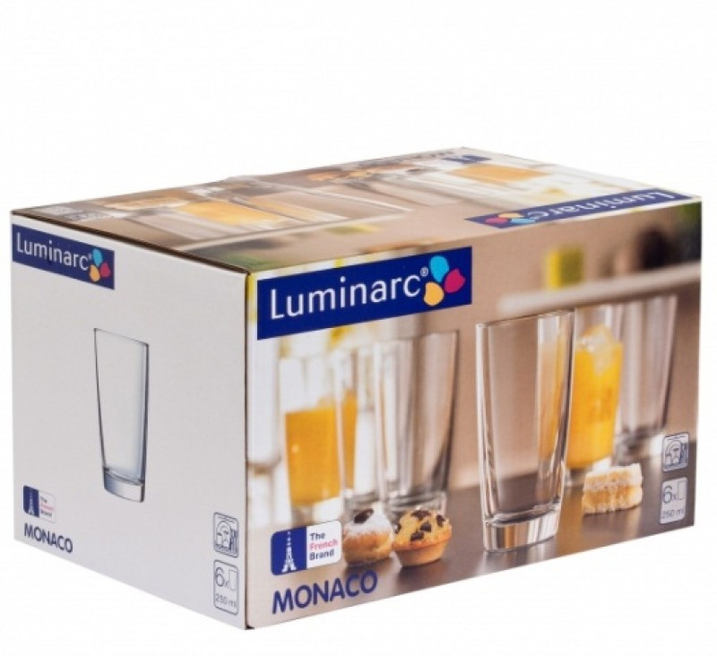 Набор стаканов Luminarc Монако 250 мл 6 шт (H5123/6)