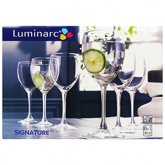 Набор бокалов Luminarc Signature 350 мл 6 шт (J0012/6) - фото 1 - id-p39384169