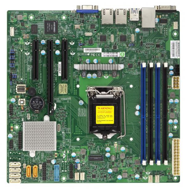 Сервер Supermicro CSE-813MFTQ-520/X11SSl-F\Xeon E3-1220\8GB\2x500GB - фото 2 - id-p39384356