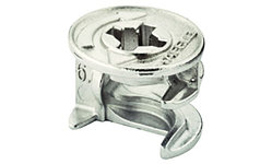 Корпус Minifix", для детали толщиной начиная с 18 мм, без покрытия, цинковое литье