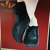 Джазовки низкие кожа