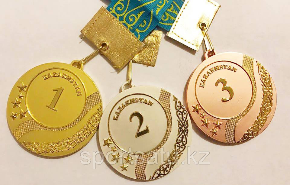 Спортивные медали (медаль) с надписью Kazakhstan - фото 1 - id-p39452177