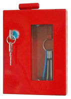 Ключница настенная пожарная красная для ключа от пожарного выхода