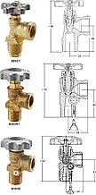 Клапаны отбора газообразной фазы для газовых баллонов или для встраивания в трубопроводы серий 901C1, 9101C, 9