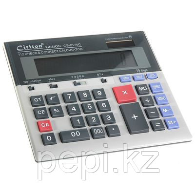 Калькулятор CT-2170C, 14 р.,двойное питание