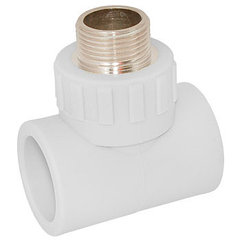 Тройник с нар. резьбой 20*1/2