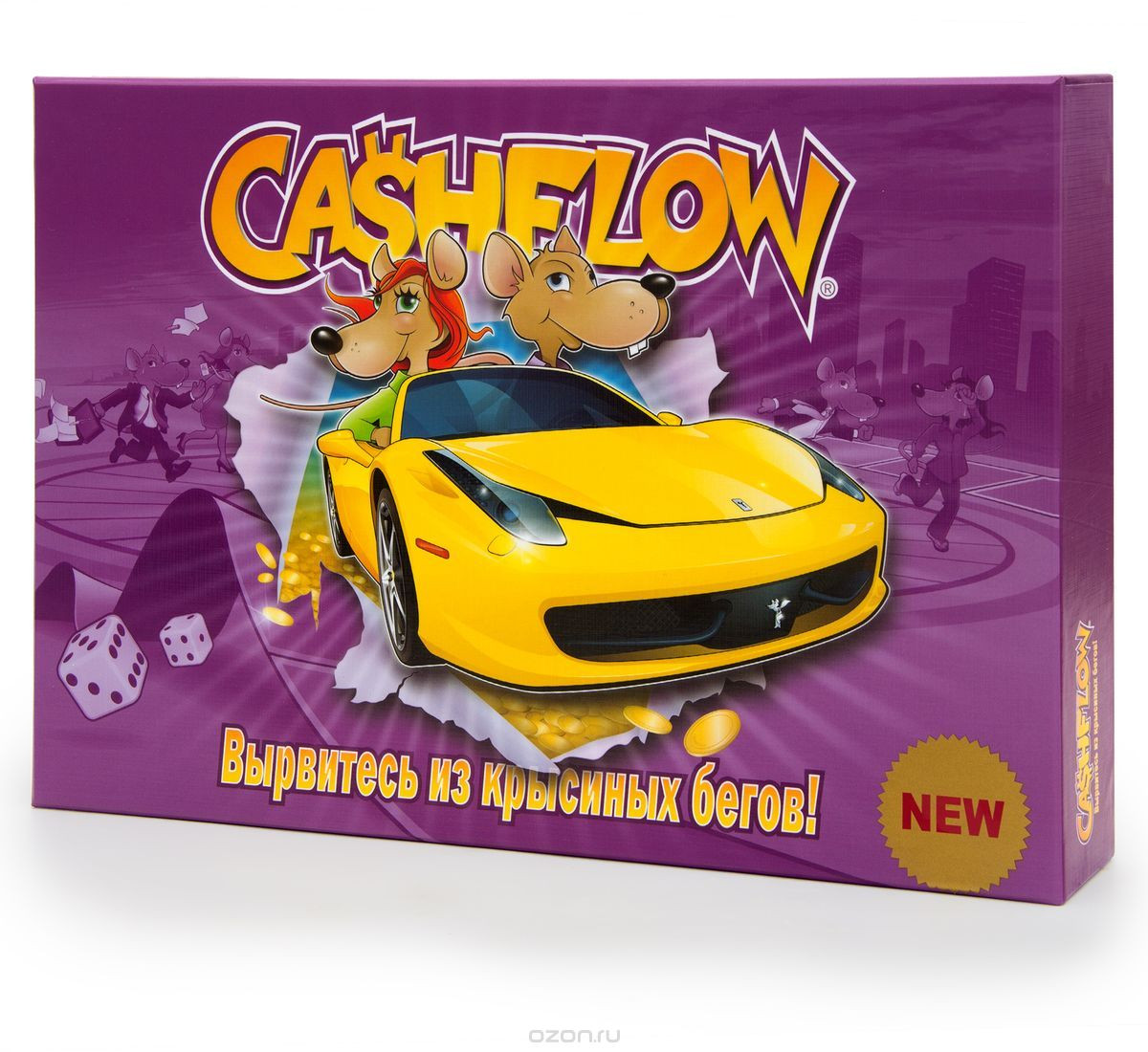 Настольная экономическая игра CASHFLOW-Денежный поток 101 От Роберта Кийосаки, версия 2014 года