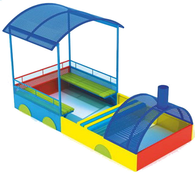 Песочница детская, с крышей, сидениями