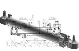 Гидроцилиндр усилителя руля ДЗ98В1.14.01.000 ГЦ-100.63*270.20 (38) - фото 2 - id-p39591008