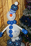 Снеговик из шаров в Павлодаре, фото 2