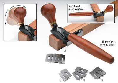 Скребок Veritas Beading Tool, для выборки канавки + 6 ножей - фото 2 - id-p39599331