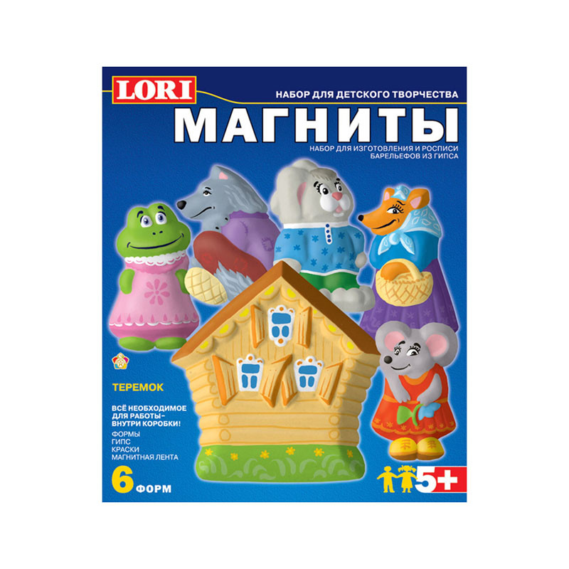 Фигурки на магнитах Теремок