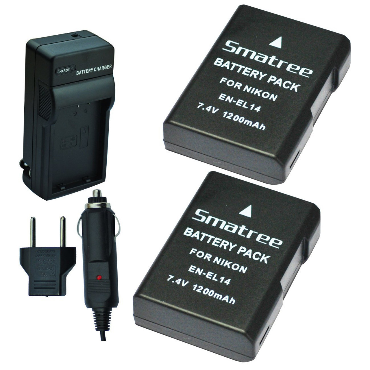 Smatree® Комплект аккумуляторов Nikon En-EL14