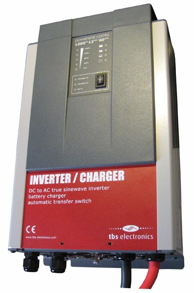Инвертор синусоидальный/зарядное устройство 12 В DC / 220 В AC, 1300 Вт, производства TBS Electronics - фото 1 - id-p2437325