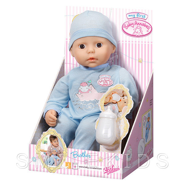 Кукла-мальчик с бутылочкой Baby Annabell, 36 см