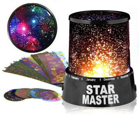 Ночник-проектор STAR MASTER [9 разных проекций] - фото 1 - id-p39628125