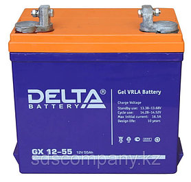 Гелевая аккумуляторная батарея GX12-55, 55 Ач, GEL