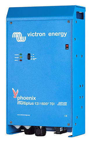Инвертор с зарядным устройством 24/220В, 700 Вт, 16 А, производства Victron Energy
