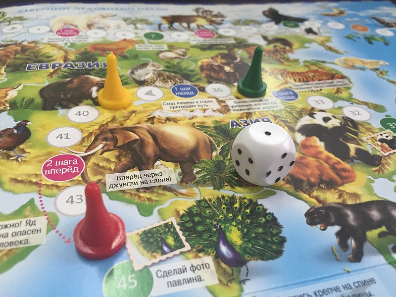 Настольная игра-Ходилка Геодом-Животный мир Земли