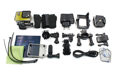 Экшен-камера EXTRAL HD 4K [3840х2160], Wi-Fi, LCD дисплей с набором аксессуаров - фото 5 - id-p39761895
