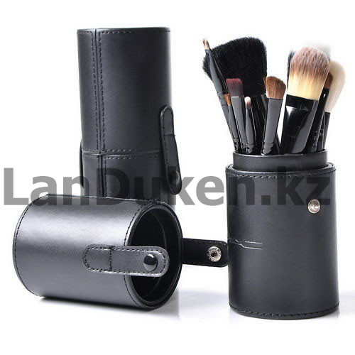 Набор кистей для макияжа MAC в тубусе черный (12 штук, чехол) - фото 4 - id-p39776640