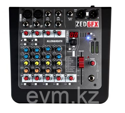 Allen&Heath ZED-6FX/X араластырғыш пульті, фото 1