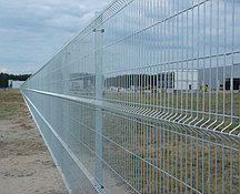 Ограждения металлические из сварной сетки