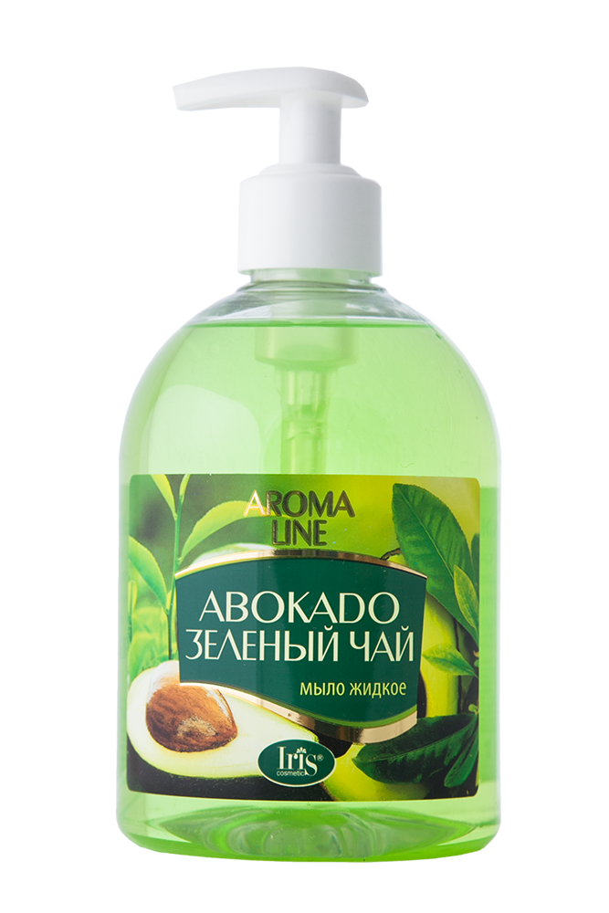 Мыло жидкое «Авокадо и Зеленый чай» Aroma line 500 мл