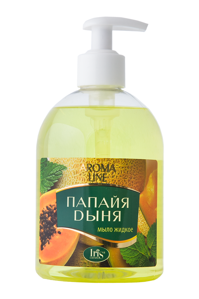 Мыло жидкое «Папайя и Дыня» Aroma line 500 мл