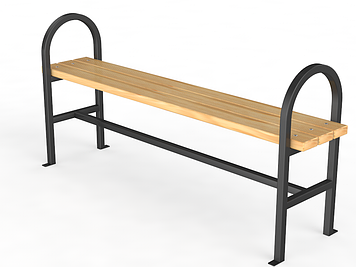 Арқасы жоқ көше орындығы "Консоль" 1,5 м