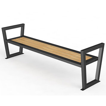 Уличная скамейка без спинки. "Трапеция" 1,5м