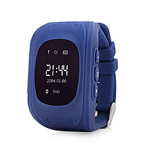 GPS часы Q50, Wonlex, OLED, синие