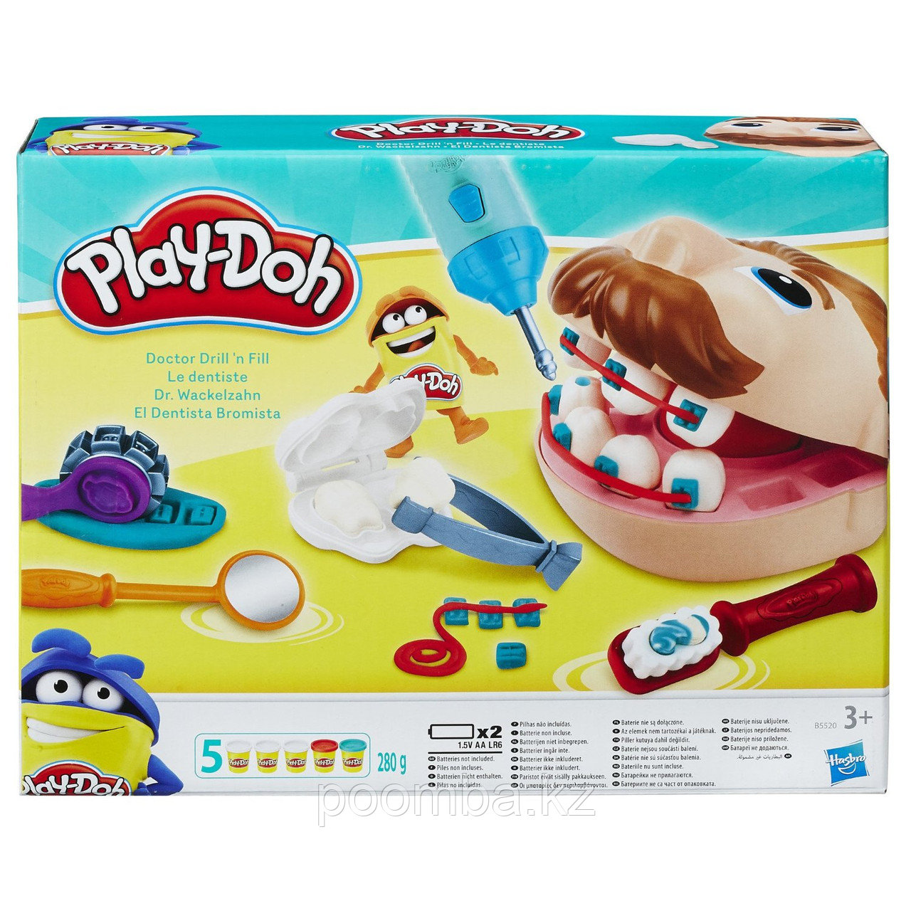 Ретро набор пластилина "Мистер Зубастик" Play-Doh (новая версия 2016)