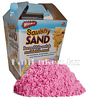 Кинетический песок для детей розовый ~ 1 кг (1 класс) с игрушками