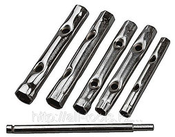 Набор Ключи STAYER трубчатые 8 - 17 мм, 6 предметов