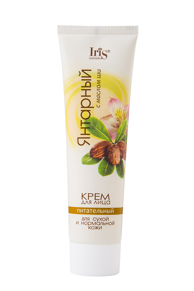 Крем для лица янтарный с маслом ши, фото 1