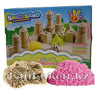 Кинетический песок для детей розовый и оригинал ~ 2 кг (1 класс)