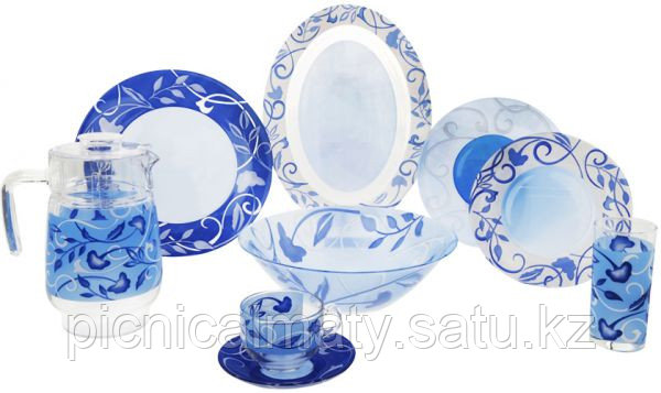 Столовый сервиз Luminarc PLENITUDE BLUE 40 ПРЕДМЕТОВ 6 ПЕРСОН