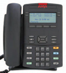 Avaya (Nortel) IP Phone 1220 Charcoal with Icon Keys with Power Supply