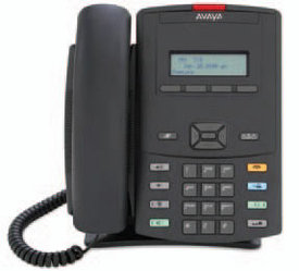Avaya (Nortel) IP Phone 1210 Charcoal with Icon Keys with Power Supply
