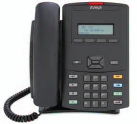 Avaya (Nortel) IP Phone 1210 Charcoal with Icon Keys without Power Supply