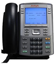 Avaya (Nortel) IP Phone 1140E with Icon Keycaps with Power Supply