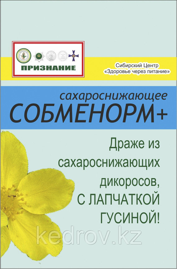  «сОБМЕНорм» Драже Сахароснижающее , 48гр 