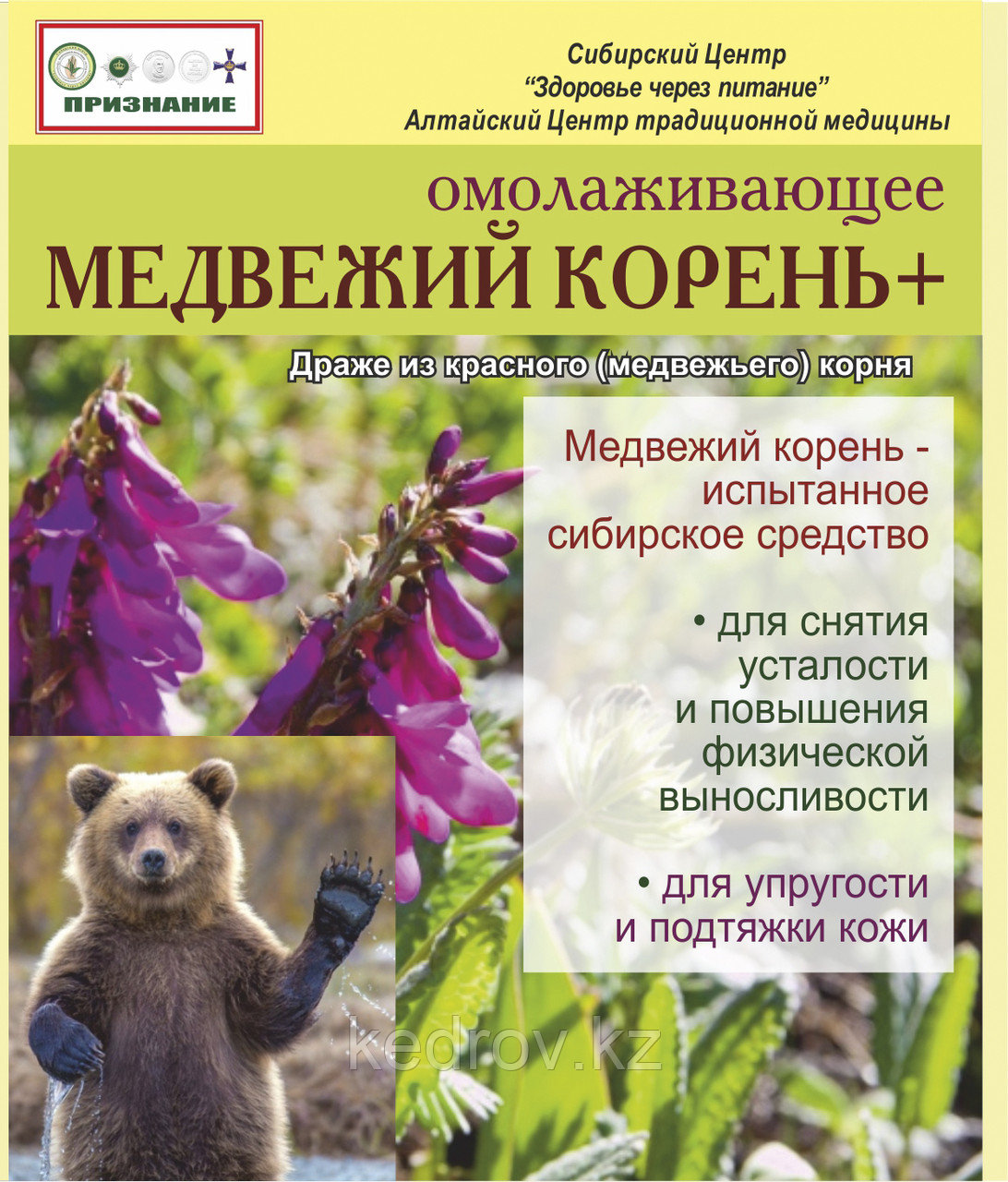 «Медвежий корень - активатор силы», 30г (драже 0,2 г № 150)