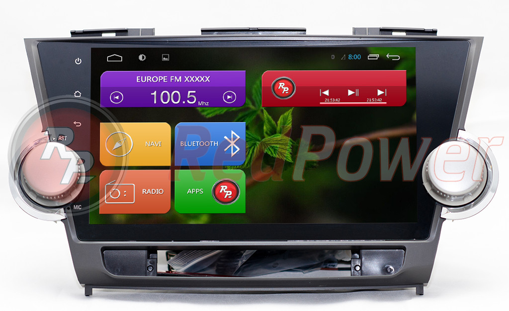 Автомагнитола Redpower Toyota Highlander , OS Android, фото 1