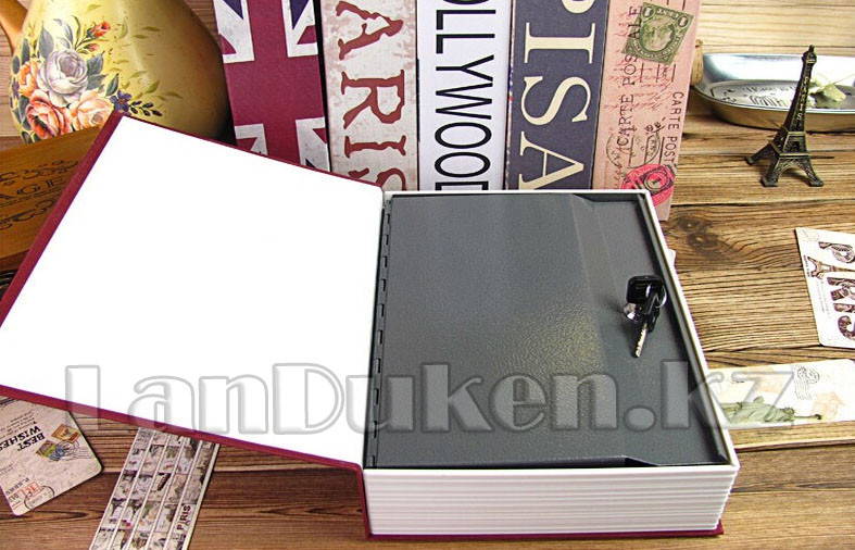 Книга сейф шкатулка с ключом ITALY 180* 115* 55 см (маленькая) - фото 5 - id-p42253643