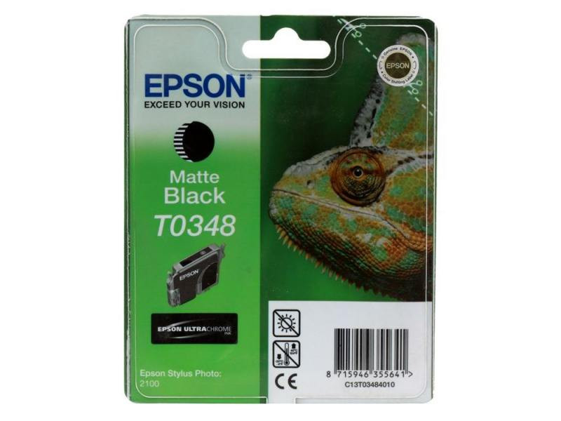                     Картридж Epson C13T03484010 SP2100 матовый черный